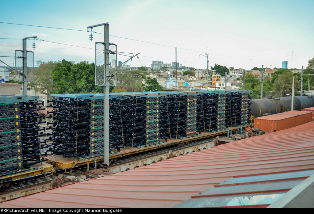 FTTX Flat Car with Truck Frames